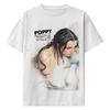 Men's Poppy Negative Spaces Art T-shirt X White
