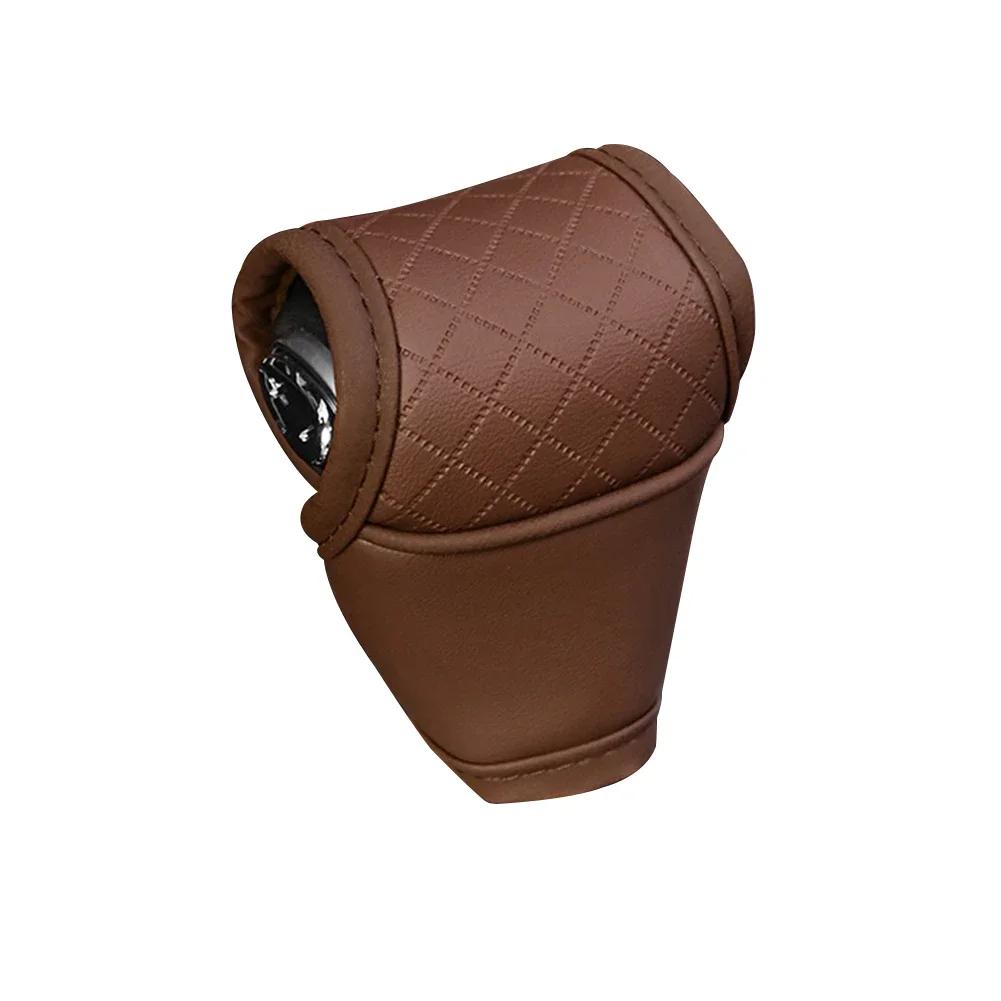 Чехол для рычага переключения передач автомобиля, чехол из искусственной кожи, защитный чехол для ручки переключения передач, защитный чехол для автоматической коробки передач