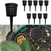 10pcs Fertilizer Basket With Lid For Aquarium Plants, Portable Root Fertilizer Box, Plastic Planting Basket