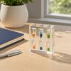 Colorful Acrylic Hourglass Timer Portable Sand Timer Clock 1/2/3/4/5 Minutes Hourglass  School Use