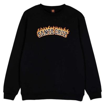 Santa Cruz Толстовка Burnt collegiate crew