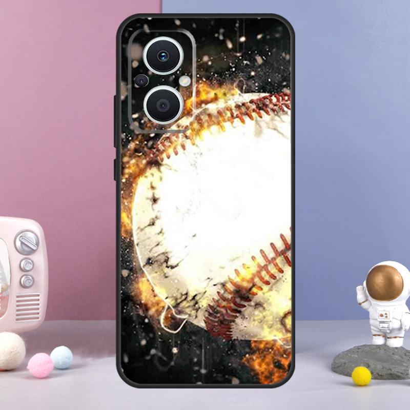 Baseball Funda For OPPO Reno 13 F 11F 12F 14F 10 11 12 14 Pro 7 8 Lite OPPO Find X6 X5 X8 X9 Pro Case