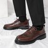 Мода Лидер продаж, новые модели, мужские деловые туфли Brogue, модные и универсальные стили, мужская обувь для свадьбы, офиса, вечеринки, прогулки
