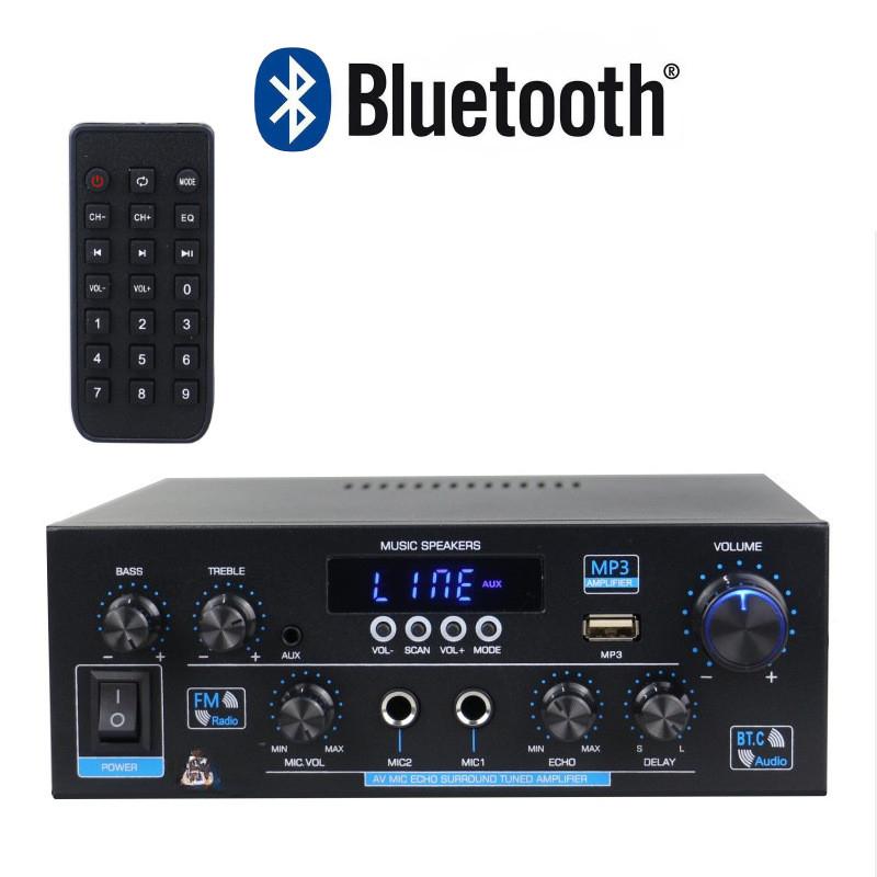 AK-55 HIFI Стерео Аудиоусилитель Двухканальный Цифровой Bluetooth Усилитель Домашний Кинотеатр Объемный Звук Динамик
