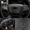 Для Chevrolet Colorado GMC Canyon 2015 2016 2017 2018 2019 2020 2025 2025 Аксессуары из углеродного волокна Наклейка на руль