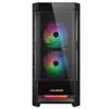 Boitier PC Gaming - Cougar Gaming - DUOFACE RGB BLACK - Assemblage Sans Outil - Filtre Anti-poussière