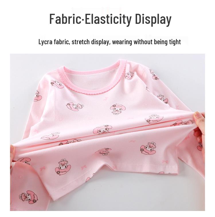 7A Антибактериальный бесшовный детский осенне-зимний комплект нижнего белья - размеры S и M