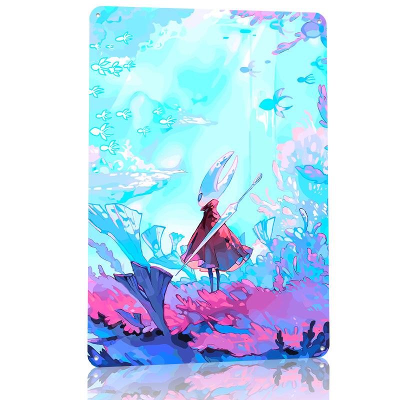 Hornet in a Vibrant Underwater World Metal Poster Customized Wall Art Retro Vintage Tinplate Signs for Home and Decoration House