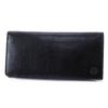 Black Long Wallet with Coin Purse Genuine Leather Etika Black [Dakota Label] Men's BL-620312-10