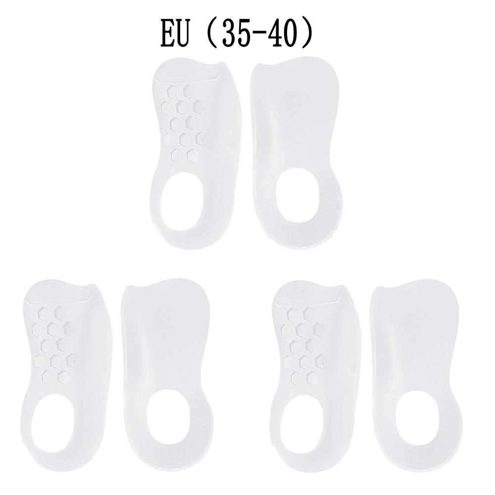 3 пары ортопедических стелек для плоскостопия О-образной формы, поддержка свода стопы, коррекция подошвенного фасциита для детей и взрослых