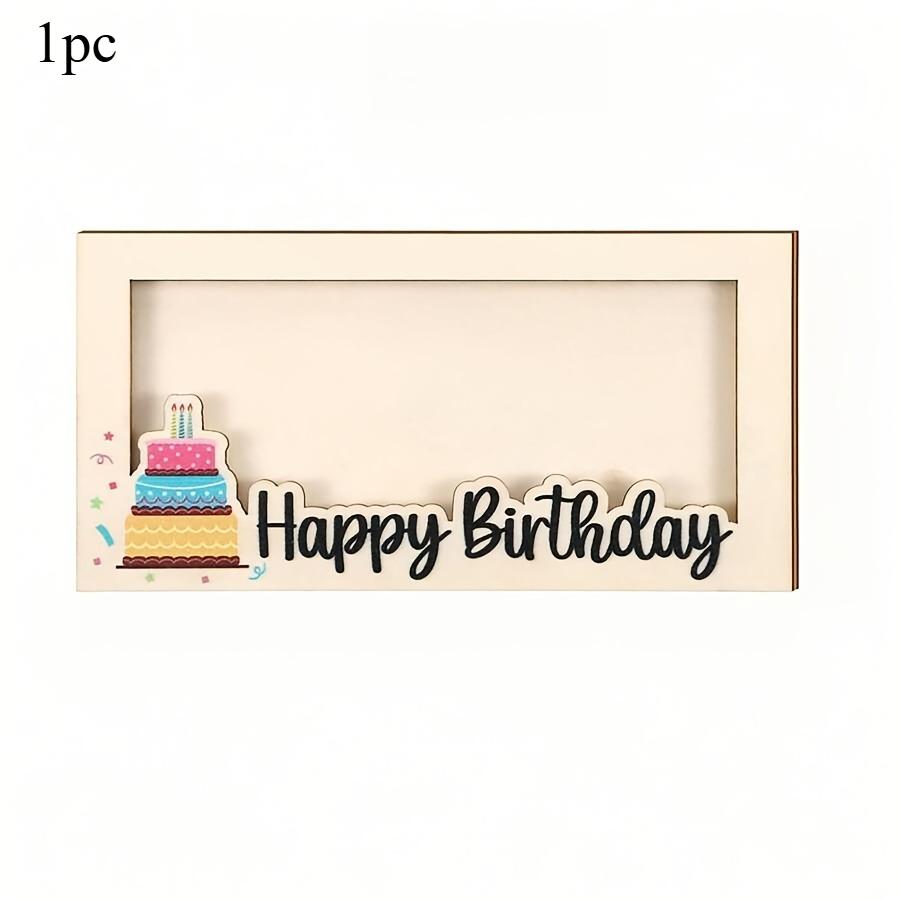 1pc Wooden Cash Gift Wallets Birthdays Party Decoration DIY Cash Envelopes Greeting Cards for Birthday Handmade Wallet Gifts Box