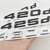 3D ABS Car Letters Logo 420d 430d Badge Sticker Rear Trunk Emblem Decals For BMW 4 Series F32 F33 F36 Auto Marking Accessories