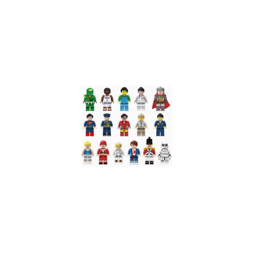 (15pcs-B) 15pcs Minifigures Toys City Professional