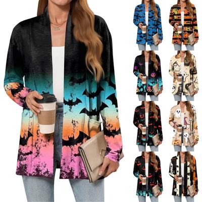 Женские легкие кардиганы с открытой передней частью, с длинными рукавами, повседневные, свободные, тонкие кардиганы с карманами