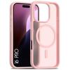 Protective Case - BOOLING - for iPhone 16 Pro - Hybrid Protection - Pink - Wireless Charging