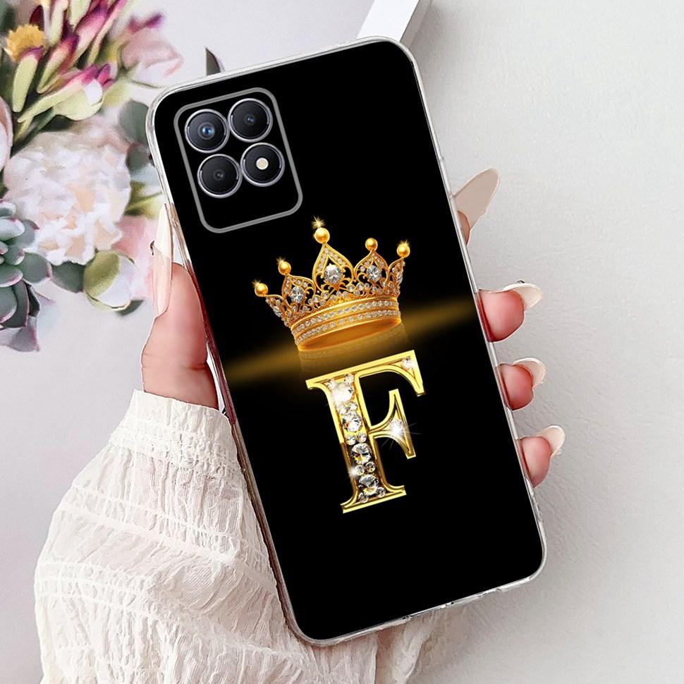 For Realme 8i Case RMX3151 Fashion Letter Cover Coque Soft Silicone Phone Case For Realme Narzo 50 Narzo50 8i Realme8i Bumper