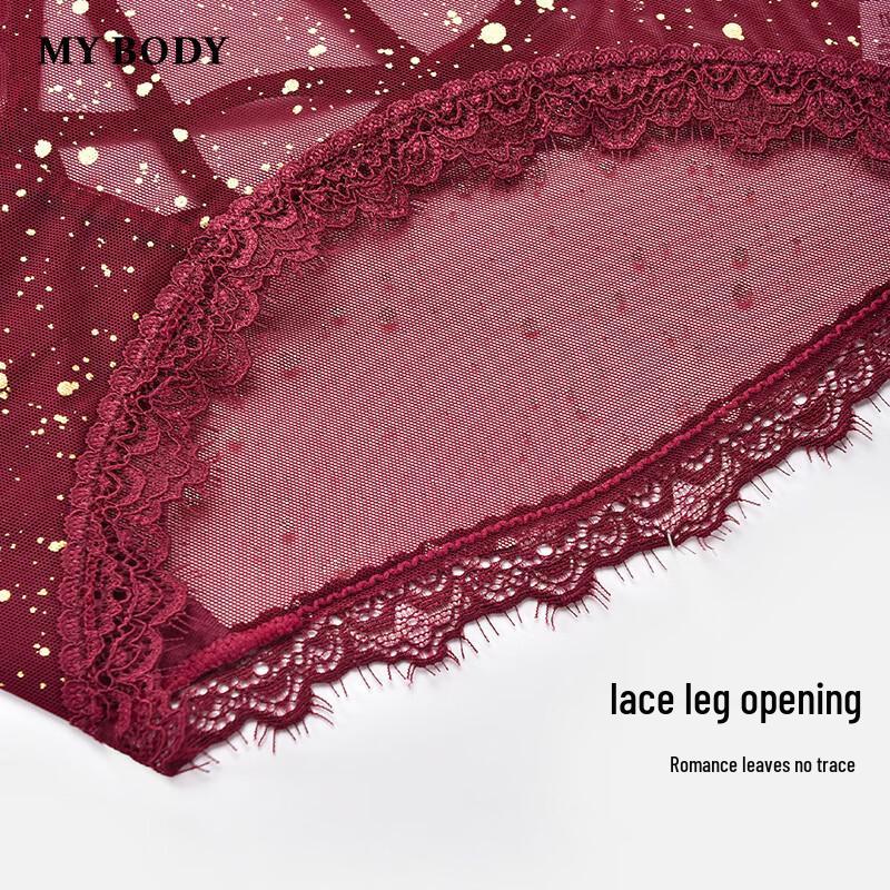 Женские трусы-слипы с низкой посадкой из соблазнительного кружева mybody