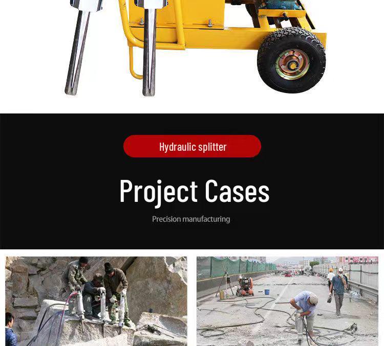 Electric Hydraulic Rock and Concrete Splitter for Mining and Excavation