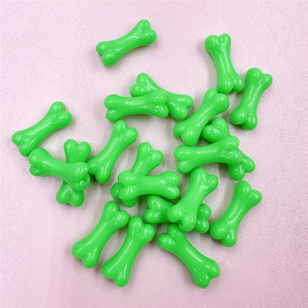 Colored bones 20Pcs Fashion Beads Acrylic bead Handmade Materials 8.6*20mm  Accessories