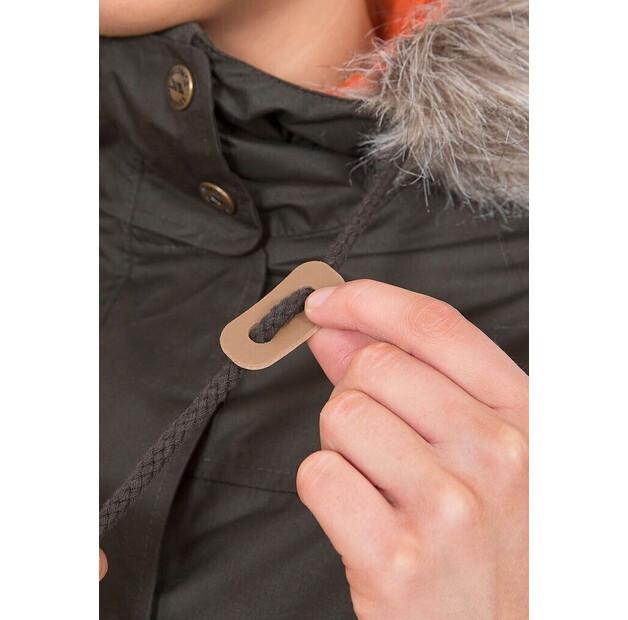 Куртка женская Trespass Clea Padded Waterproof Coat коричневый/зеленый