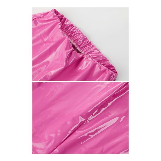 Мини-юбка из искусственной кожи, сексуальная, универсальная, однотонная, короткая юбка для вечеринок, клубов, женщин