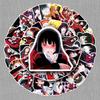 50 аниме-стикеров Kakegurui для ноутбука, чемодана, украшения автомобиля