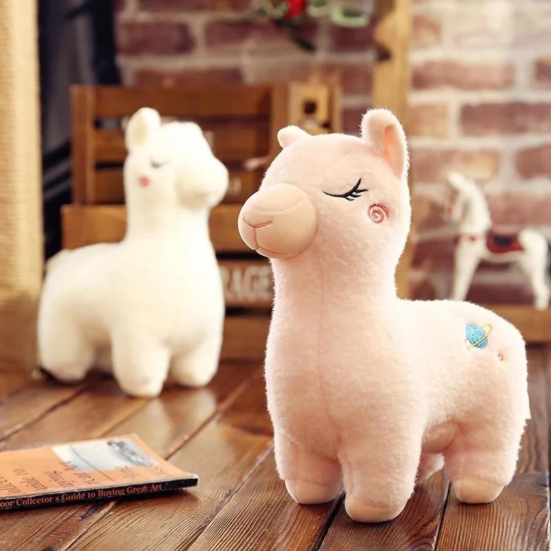 22cm Cute Alpaca Grass Mud Horse Plush Toy Doll Pillow Toys  Lovely Gifts for Children Boys and Girls