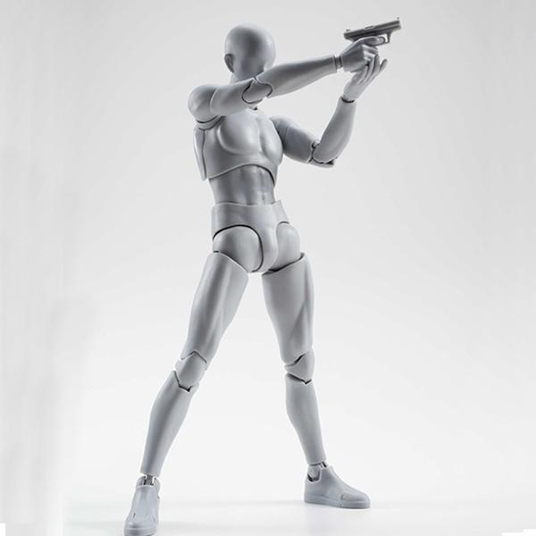 Light Movable Body Male Wooden Figure Model Doll Toy Sketch Mannequin Mannequin