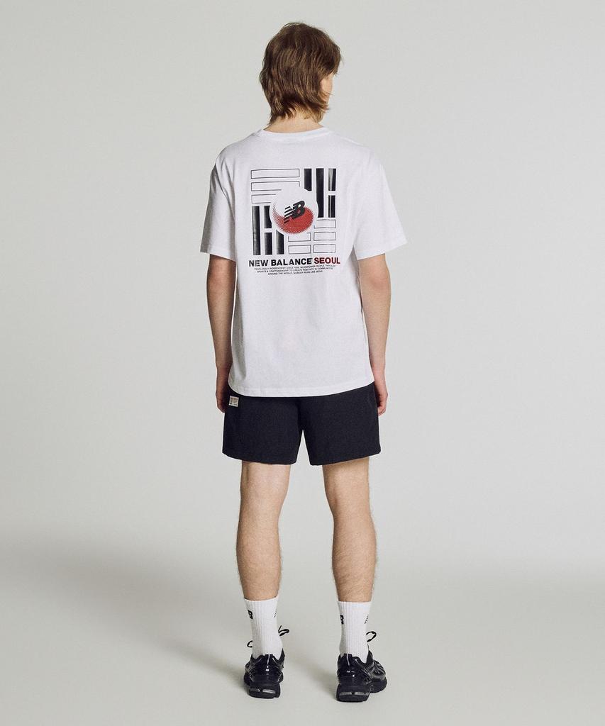 Эксклюзивная футболка с коротким рукавом New Balance Geongongamri (WHITE)