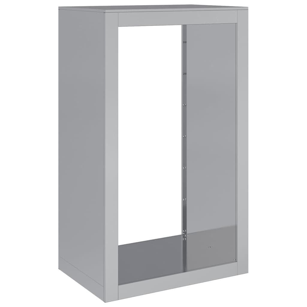 Firewood Rack 60 x 40 x 100 cm Galvanized Steel