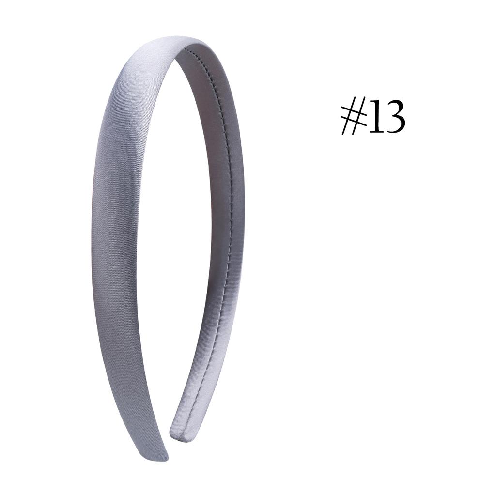 1,5 см Однотонные повязки на голову Сатиновая повязка для рукоделия Сделай сам Повязка для волос Красочные сатиновые повязки на голову для девочек и женщин