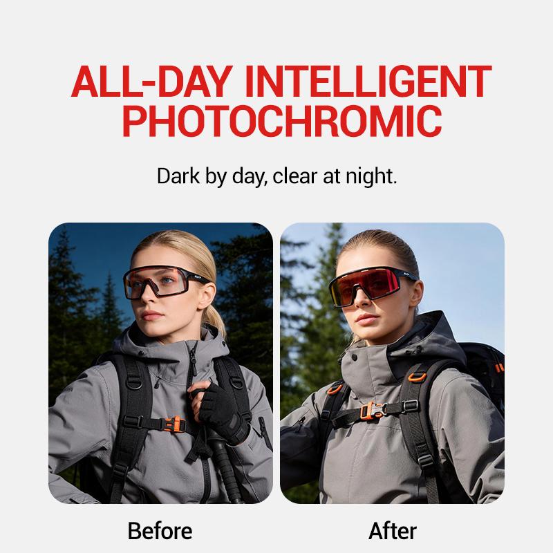 Фотохромные велосипедные солнцезащитные очки SCVCN для мужчин, для улицы, Y2k, велосипедные очки, очки для рыбалки, очки для хайкинга, велосипедные очки, UV400
