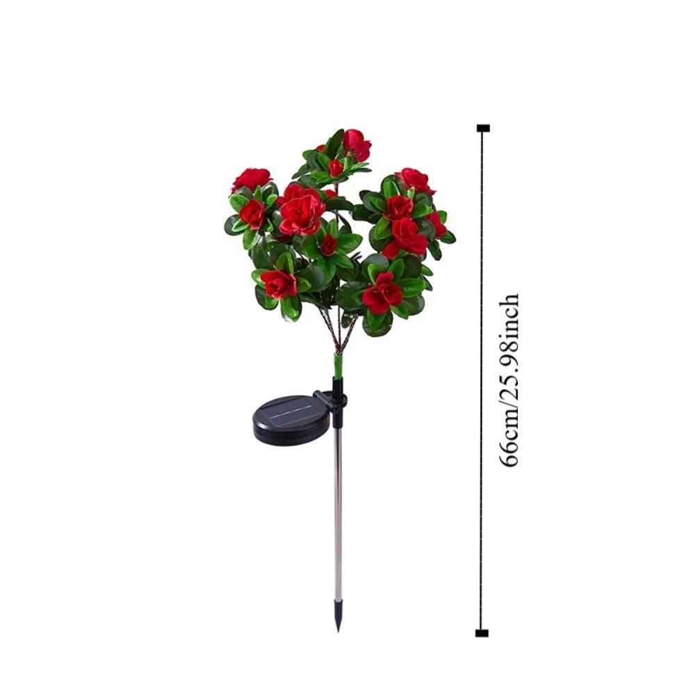 High Brightness Solar Azalea Light Energy Saving Flowers Lawn Lamp Outdoor Courtyard