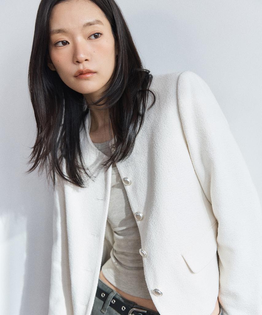 Круглая твидовая куртка Mixxo_Miwjkg32Pb