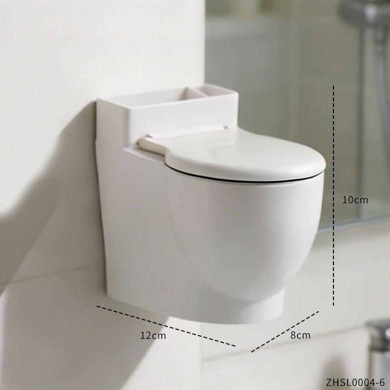 Creative Wall Mounted Ashtray Household Toilet With Lid Living Room Office Bedroom Bathroom Advanced Anti Fly Ash Ornament