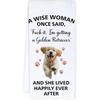 Funny Golden Retriever Kitchen Towels, Golden Retriever Gifts for Women Men, Dog Lovers Gifts Decorative Hand Towels for Bathroom, Funny Kitchen