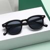 Round Vintage Sunglasses Woman Brand Designer Retro Rivet Sun Glasses Female Fashion Black Mirror Small Frame Oculos De Sol