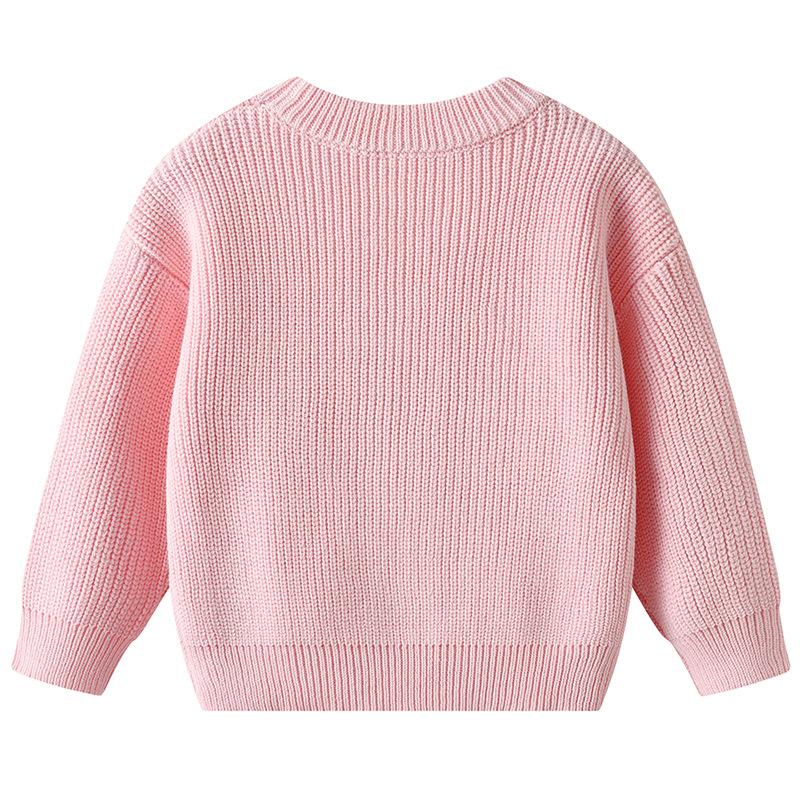 Свитер ручной вышивки с цветами, сделай сам, детский пуловер, нижний свитер, свитер для именинницы