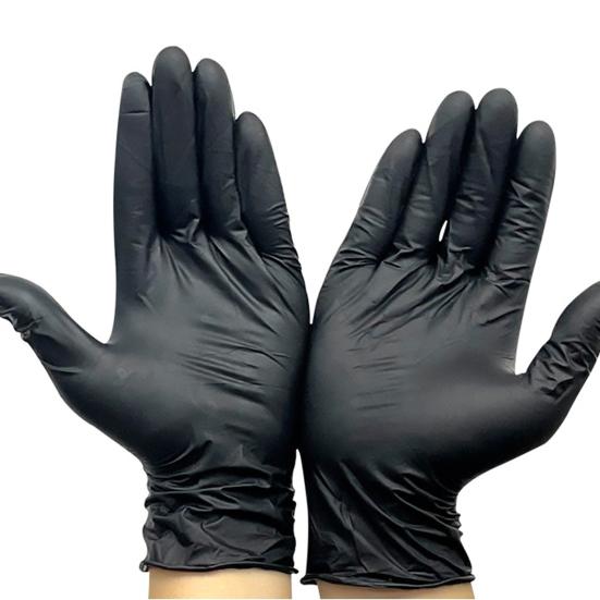 50 шт. Одноразовые нитриловые перчатки Без пудры Латексные Рабочие перчатки Эластичные Устойчивые к проколам Защитные Безопасность