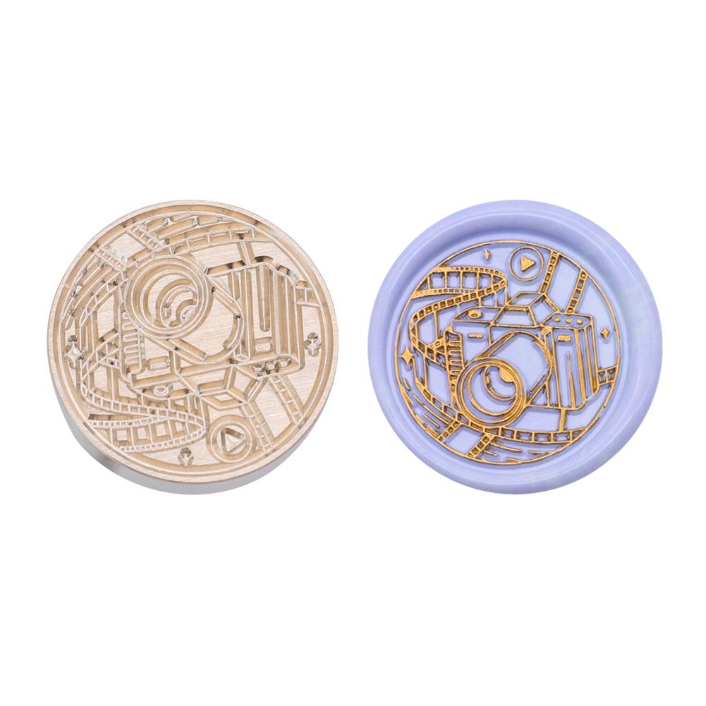 #F DIY тисненый конверт с печатной головкой декоративный круглый 25 мм для упаковки альбома для скрапбукинга