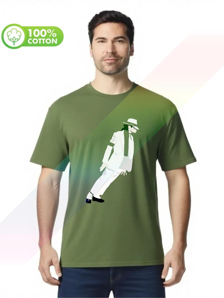 100 Cotton Round Neck Heavy Weight Unisexs Tshirt Michael Jackson Smooth Criminal Sticker S3xl Tops Tees