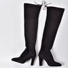 Fashion Size 34-43 2024New Shoes Women Boots Black Over the Knee Boots Sexy Female Autumn Winter Lady Thigh High Boots