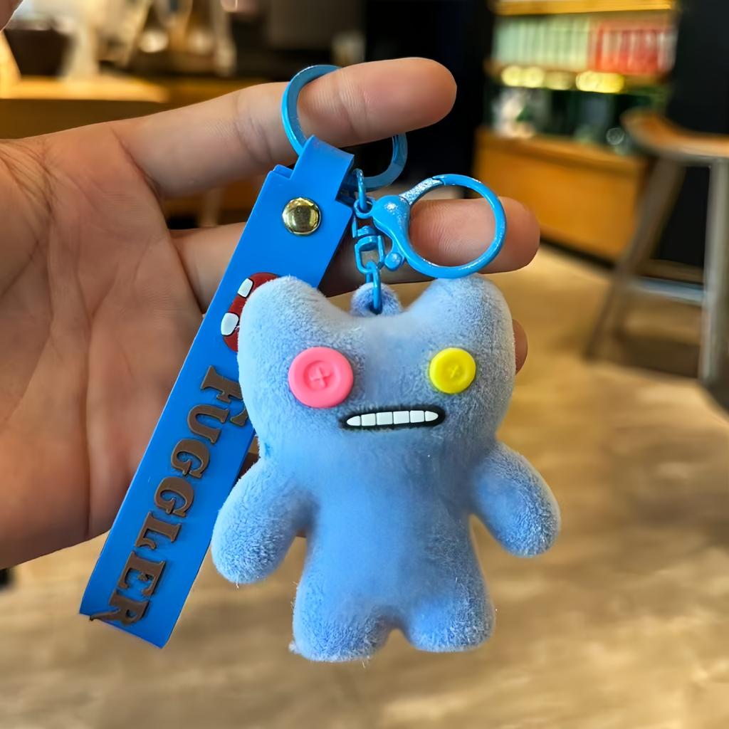 Cross-border Q version blind box series dolls funny doll model ornaments with keychain