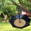 Bird Feeder Hanging Food Bowl Portable Decorative Birdfeeder Feeding Station for Courtyard,
