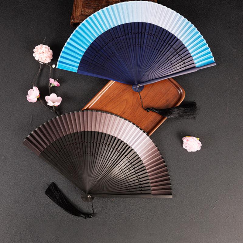 Резной бамбуковый складной веер, Свадебная ручная ароматная вечеринка, реквизит, китайский деревянный веер, винтажные полые античные складные веера