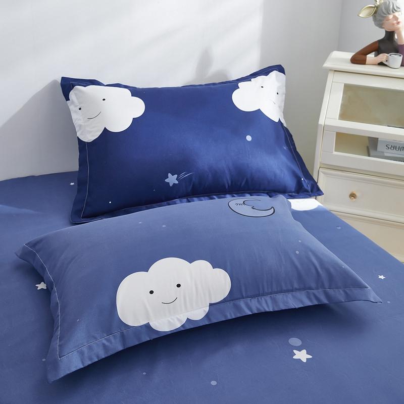 Прямоугольные подушки Чехол Печатный Наволочка 2 шт Мягкая Подушка Чехол Funda Almohada Home Bed Pillowslip 48x74см Чехлы для подушек