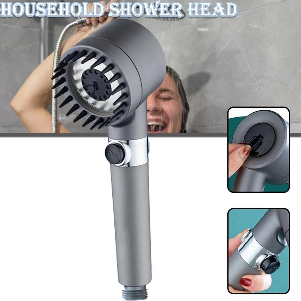 Массажная насадка для красоты кожи, многофункциональная насадка для душа, 3-режимная ручная насадка для душа