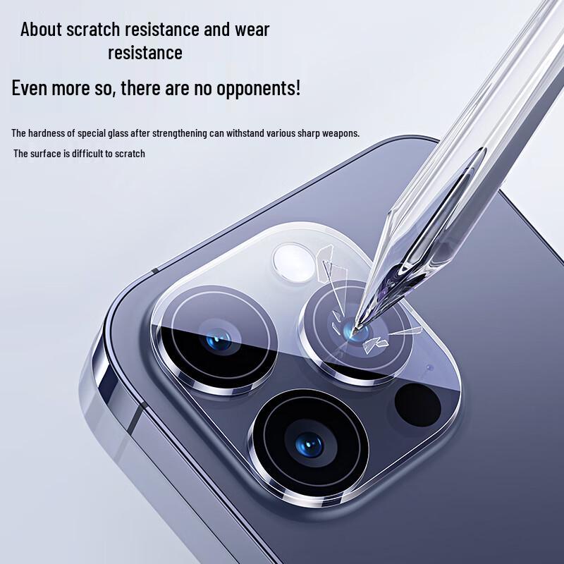 Baseus Tempered Glass Camera Lens Protector for iPhone 16 Pro Series