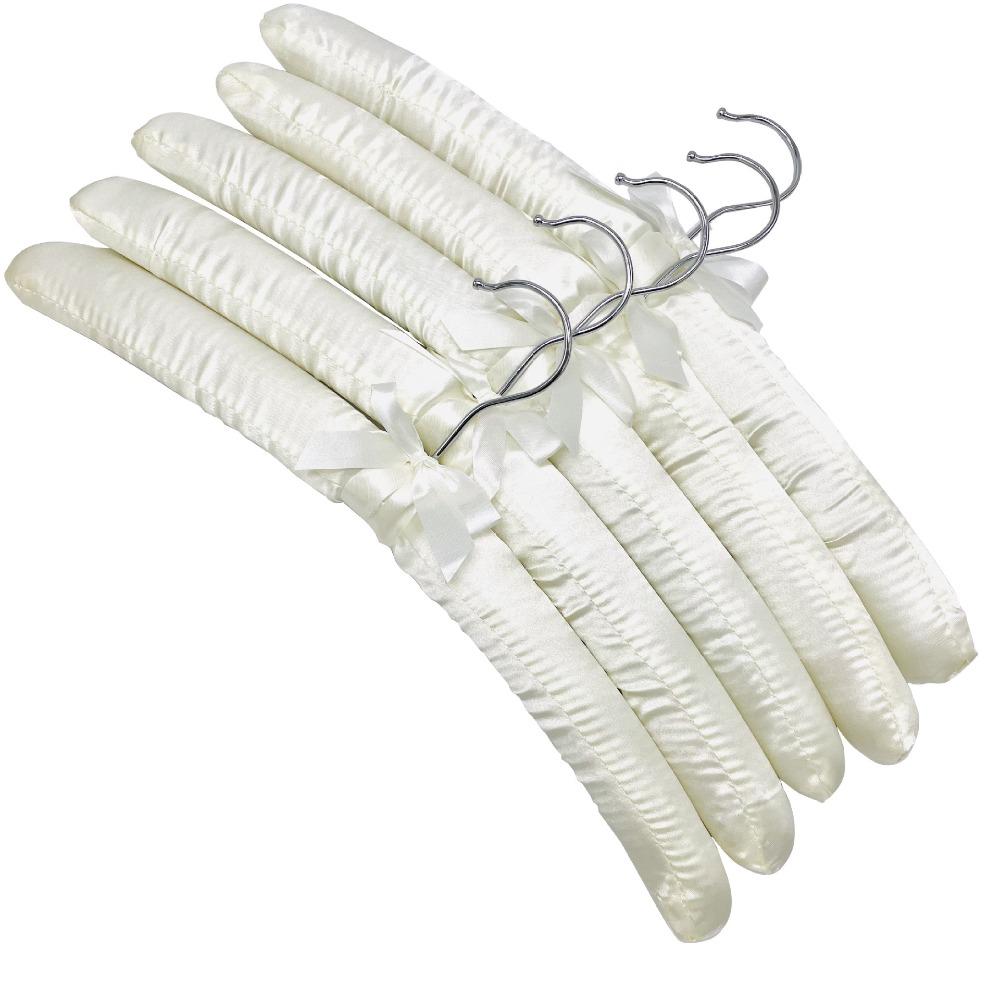 Сатиновая мягкая вешалка для одежды, обтянутая шелком, стойка для пальто и пиджаков, вешалка для демонстрации в магазине