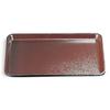 FRP Zelkova Tray Lacquerware Made In Dishwasher Safe J-kitchens 2-shaku (Tray/Tray) Brown, Non-Slip, 35cm, (Strong Resin), Japan,